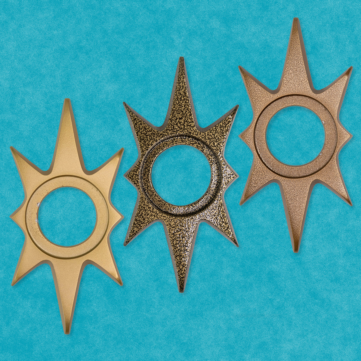 Atomic Starburst Doorknob Escutcheon 8