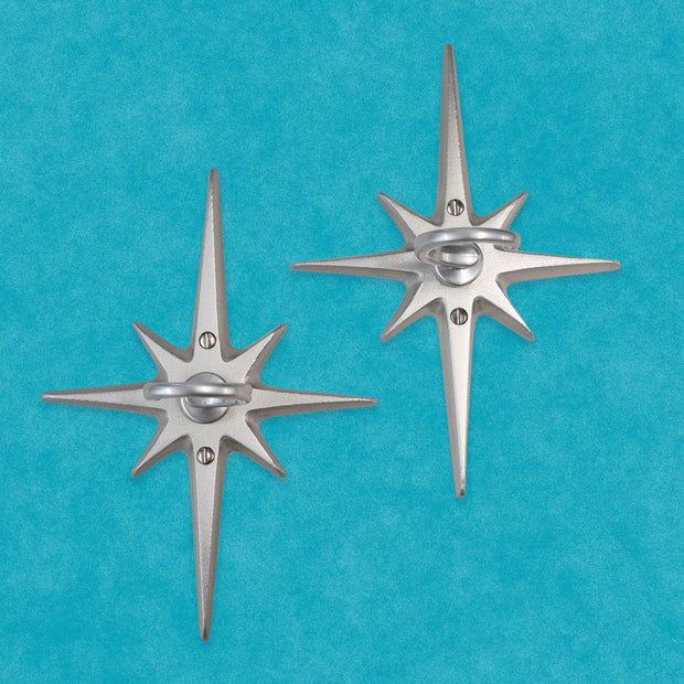 Atomic Starburst Curtain Tieback Hooks | Curtain Rod Holder