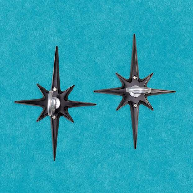 Atomic Starburst Curtain Tieback Hooks | Curtain Rod Holder