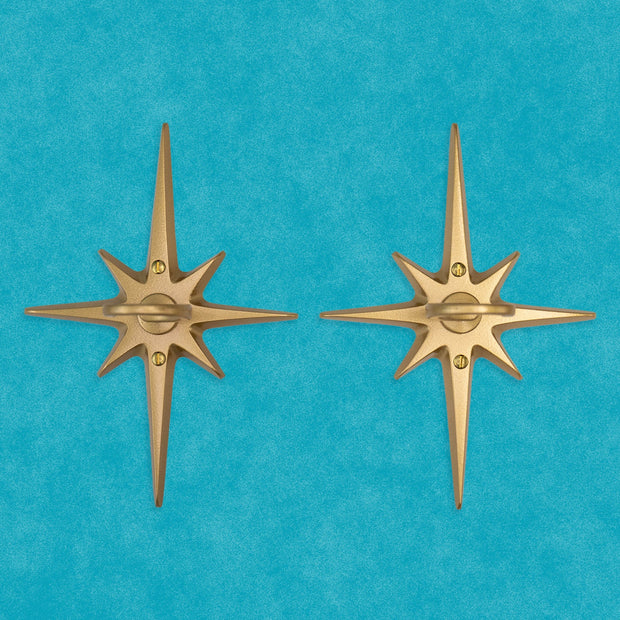 Atomic Starburst Curtain Tieback Hooks | Curtain Rod Holder