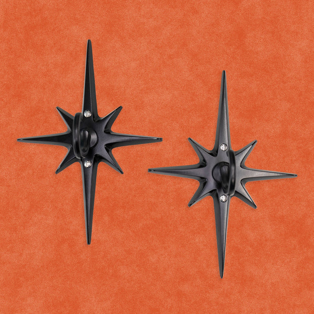 Atomic Starburst Curtain Tieback Hooks | Curtain Rod Holder