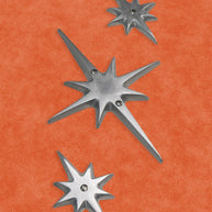 Atomic Starburst Door Trio — 7½-Inch Center Star