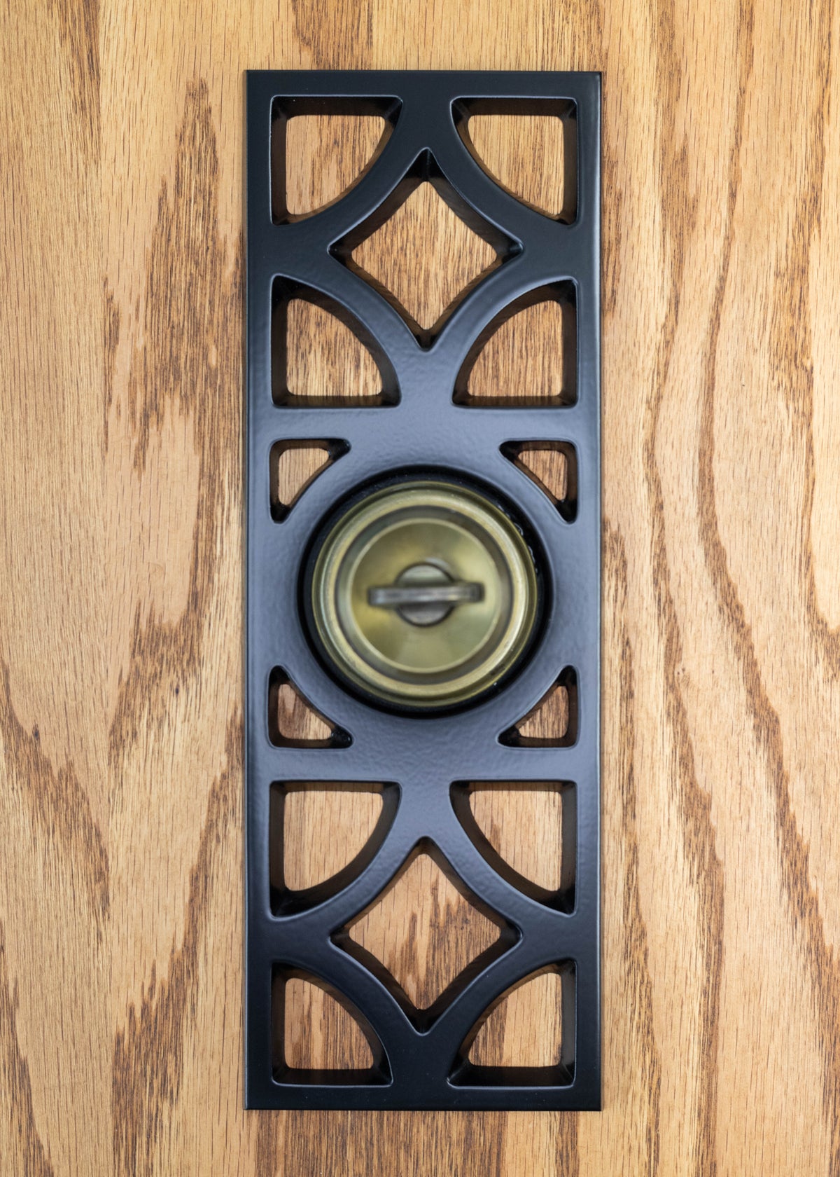 Breeze Block Doorknob Escutcheon