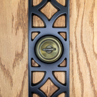 Breeze Block Doorknob Escutcheon