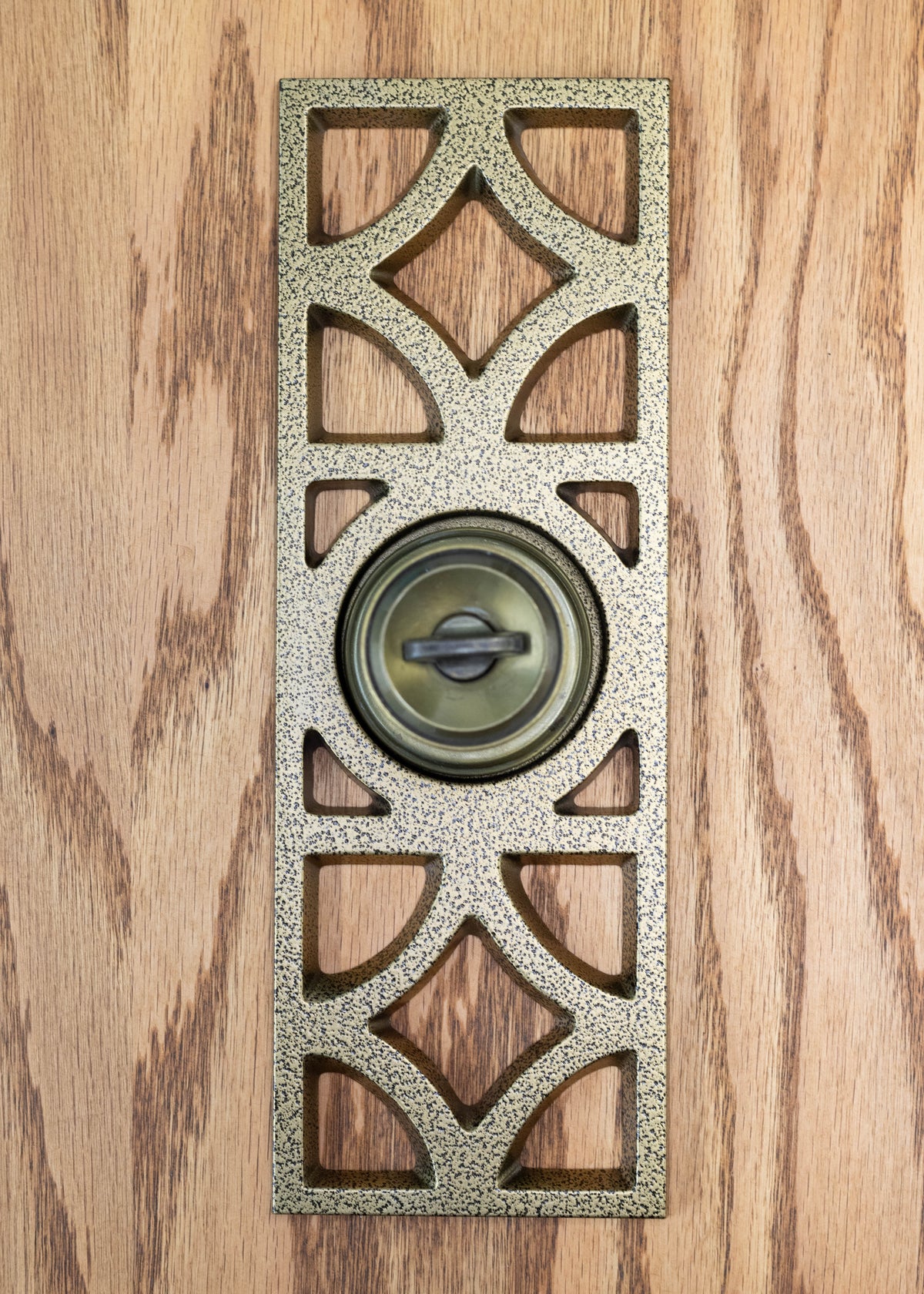 Breeze Block Doorknob Escutcheon