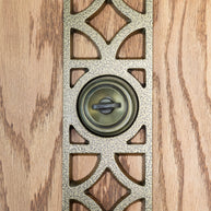Breeze Block Doorknob Escutcheon