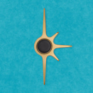 Rising Sun Atomic Starburst Escutcheon
