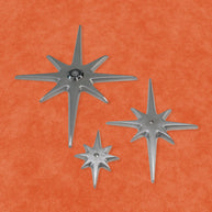 Atomic Starburst Set of Three Stars