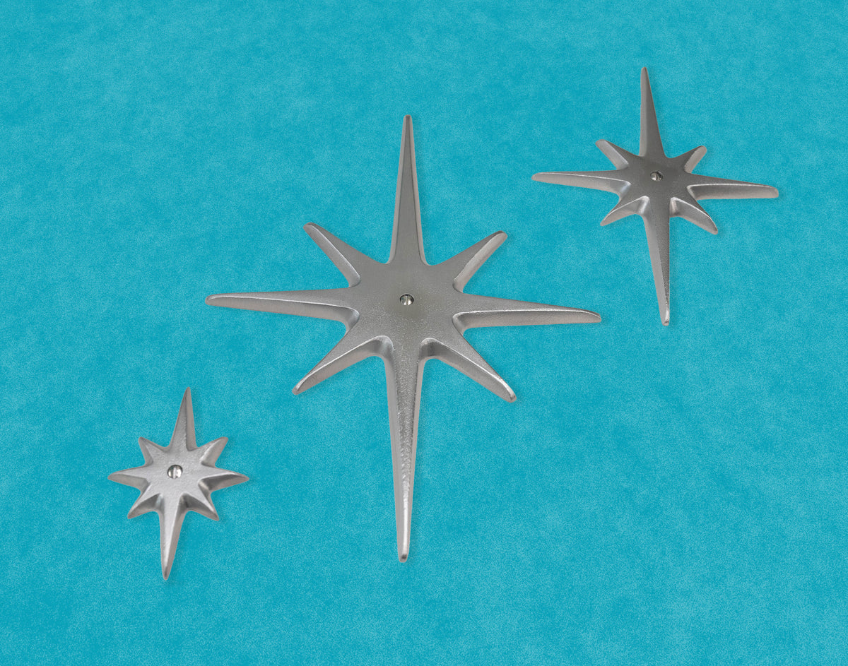 Atomic Starburst Set of Three Stars