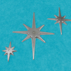 Atomic Starburst Set of Three Stars