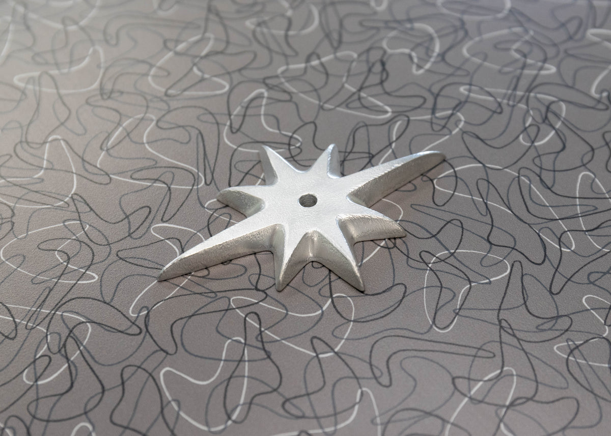 Atomic Starburst Drawer Pull Backing Plate