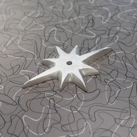 Atomic Starburst Drawer Pull Backing Plate