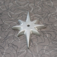 Atomic Starburst Drawer Pull Backing Plate