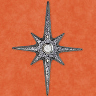 Large Atomic Starburst Doorbell Button