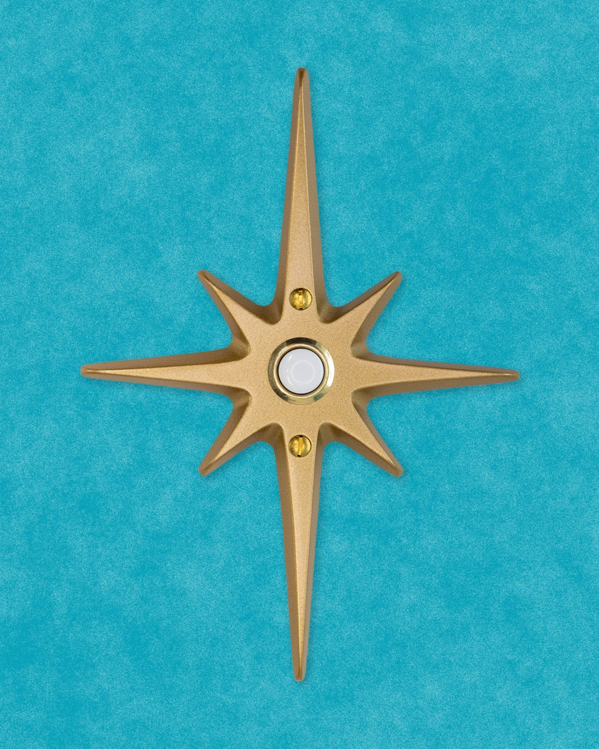 Large Atomic Starburst Doorbell Button