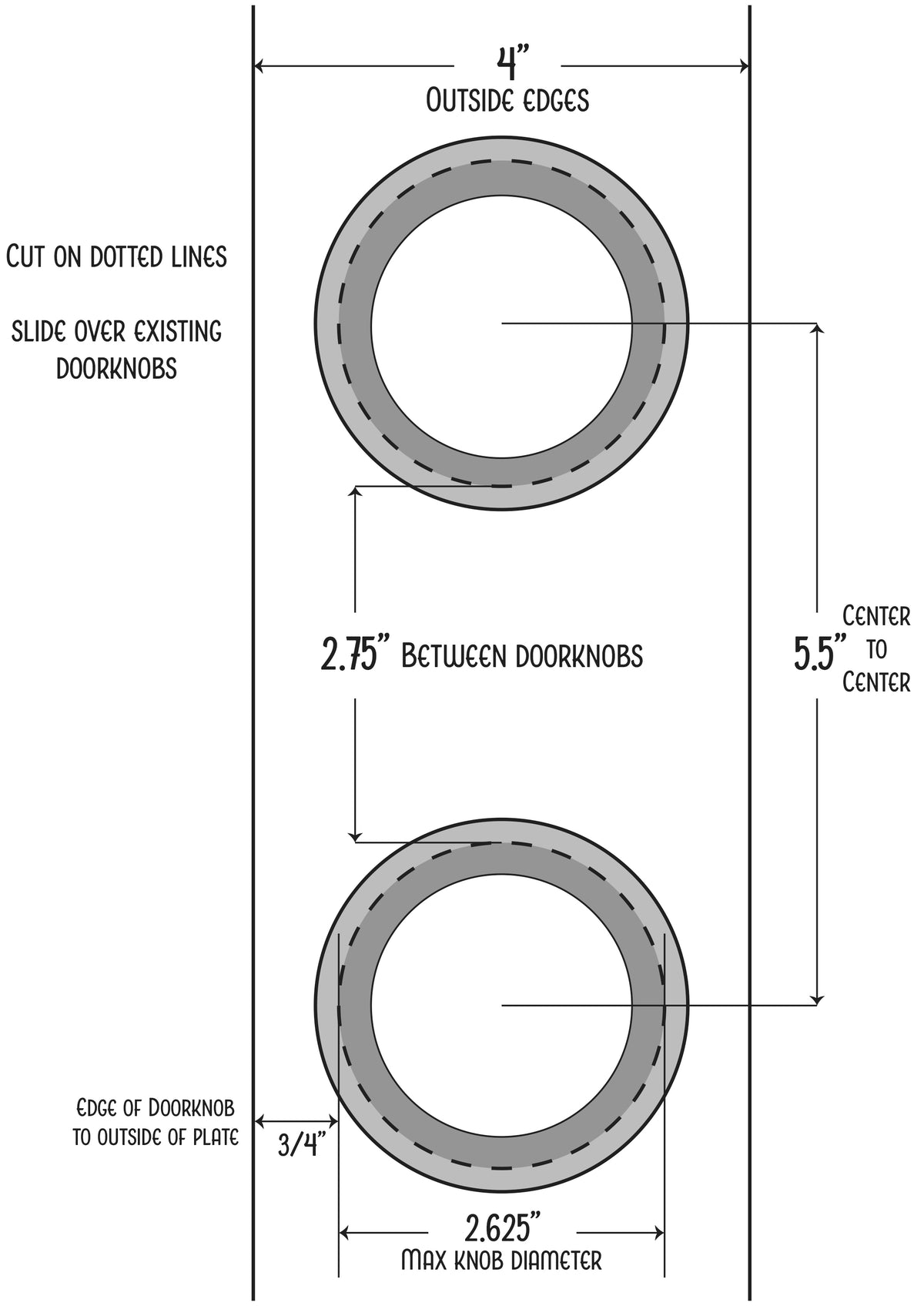 Ambassador Double Escutcheon