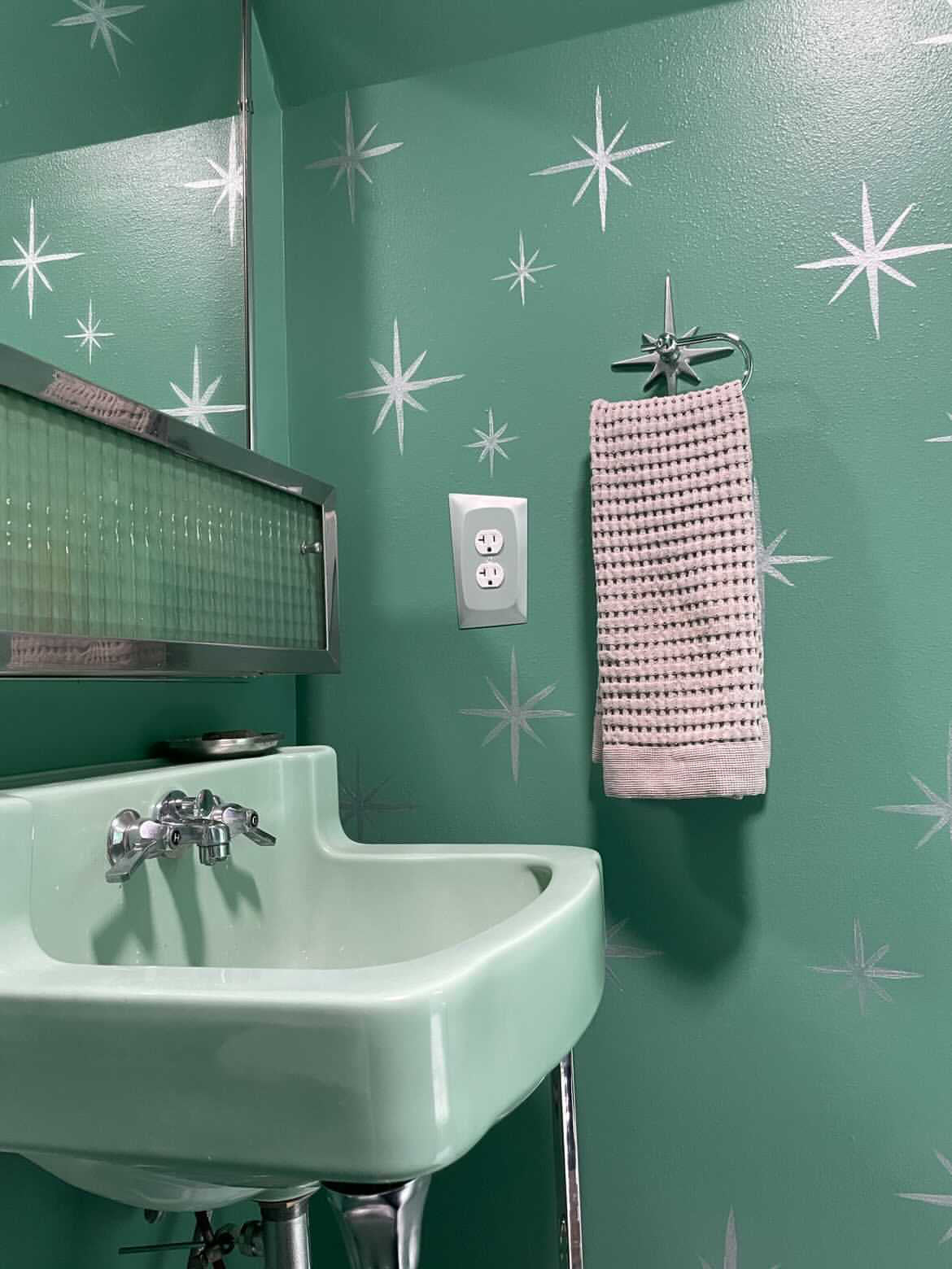 Atomic Starburst European Toilet Paper Holder