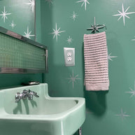 Atomic Starburst European Toilet Paper Holder