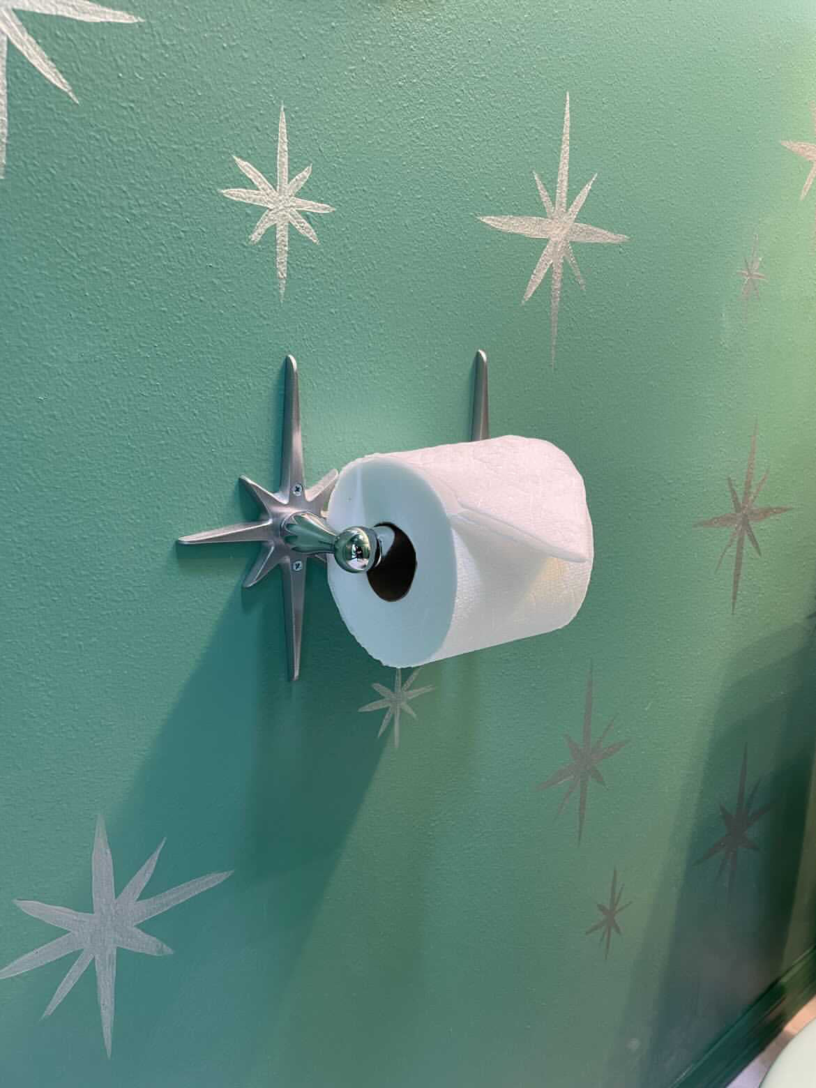 Atomic Starburst Toilet Paper Holder