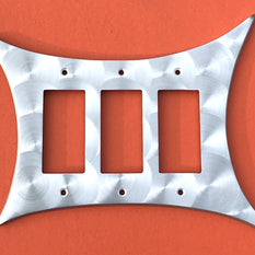 Atomic Triple Switch & Outlet Wall Plates