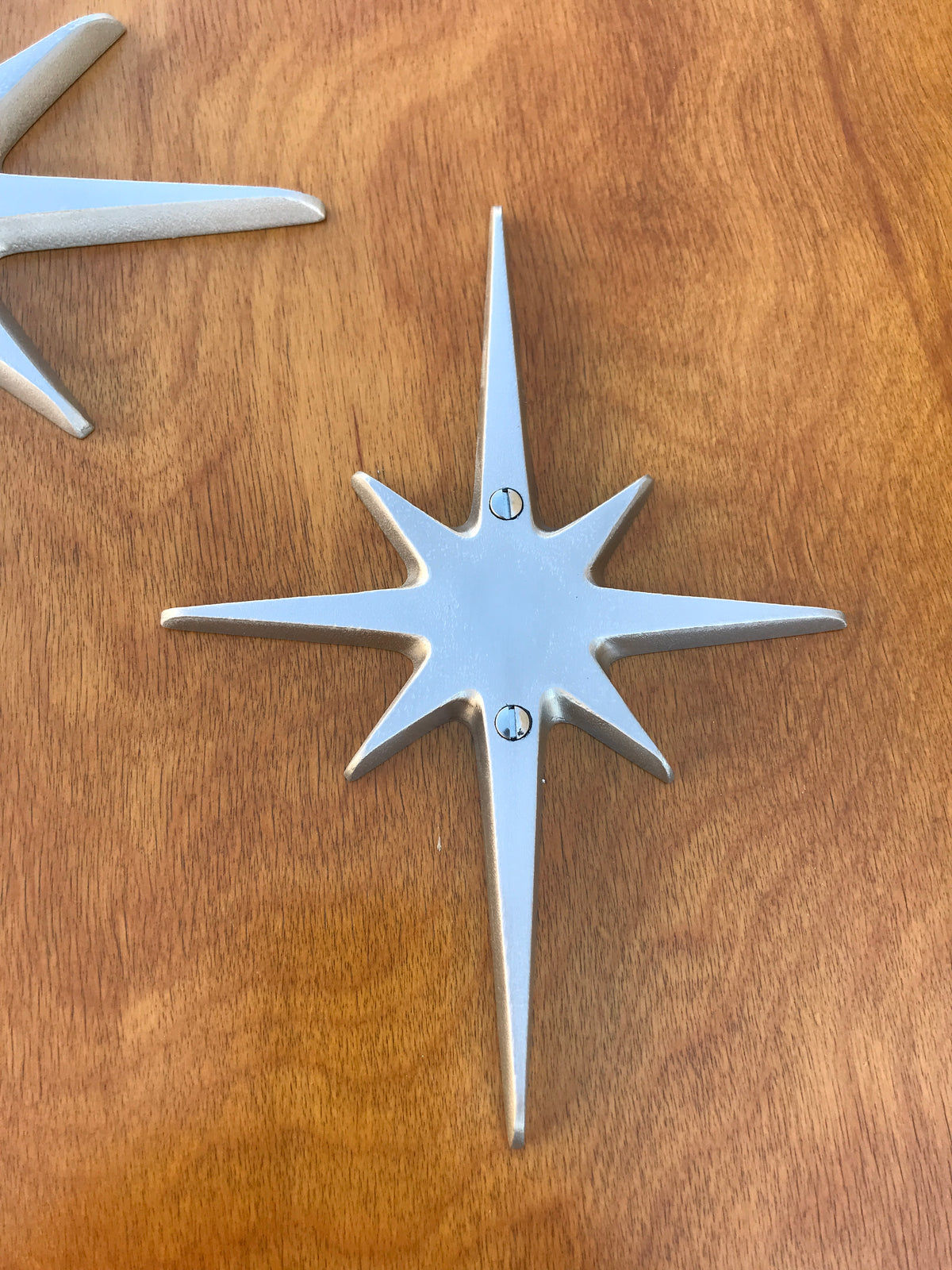Atomic Starburst Door Trio — 10½-Inch Center Star