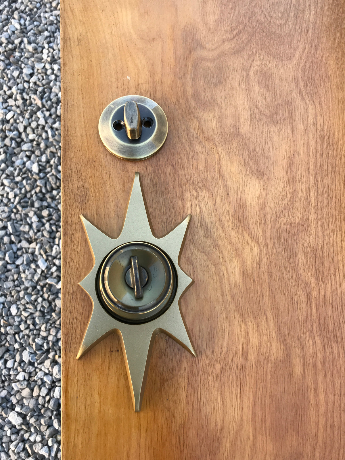 Atomic Starburst Doorknob Escutcheon 8