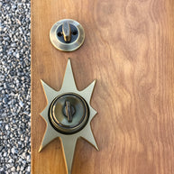 Atomic Starburst Doorknob Escutcheon 8