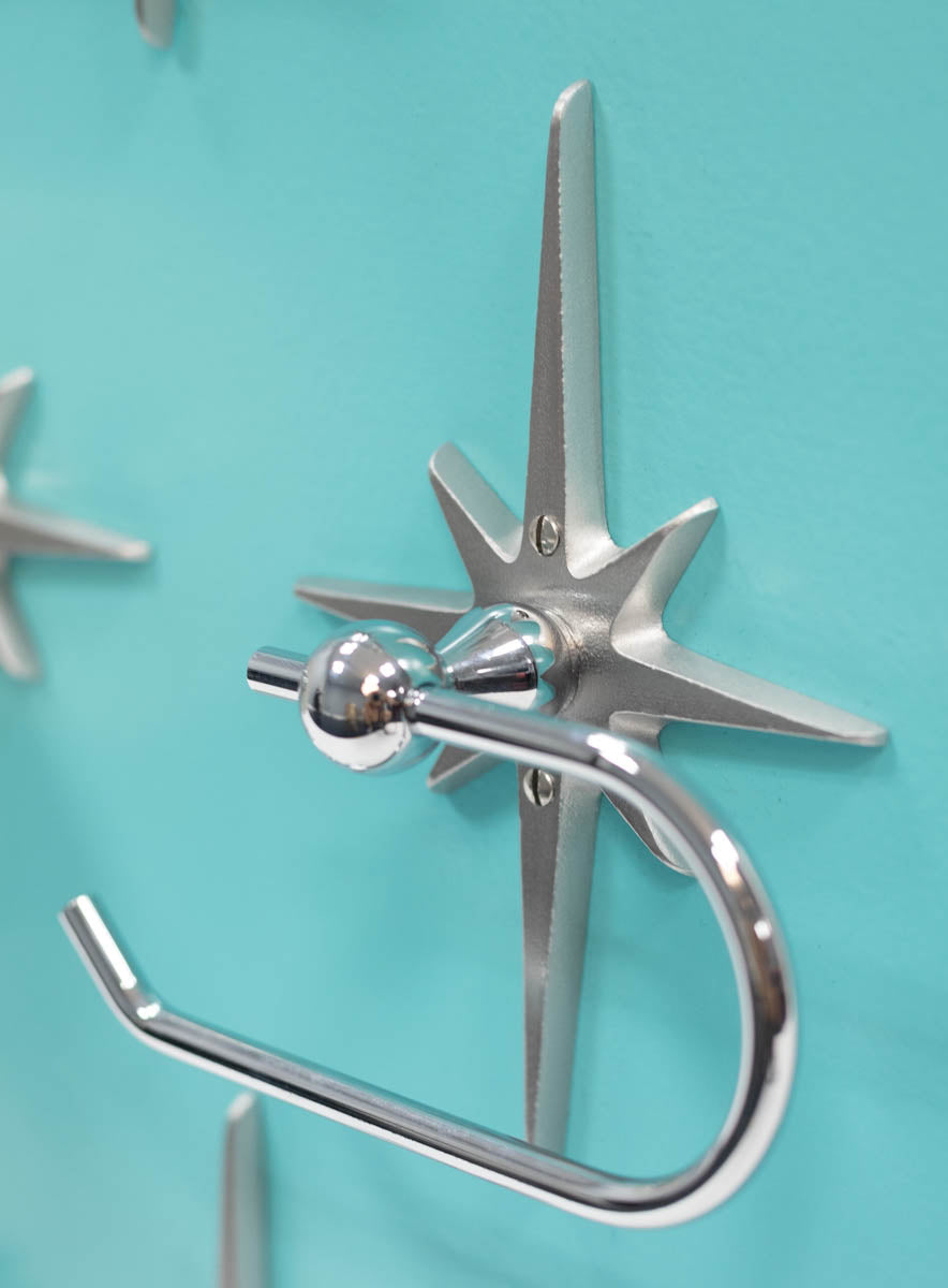Atomic Starburst European Toilet Paper Holder