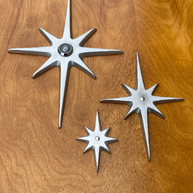 Atomic Starburst Set of Three Stars