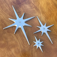 Atomic Starburst Set of Three Stars